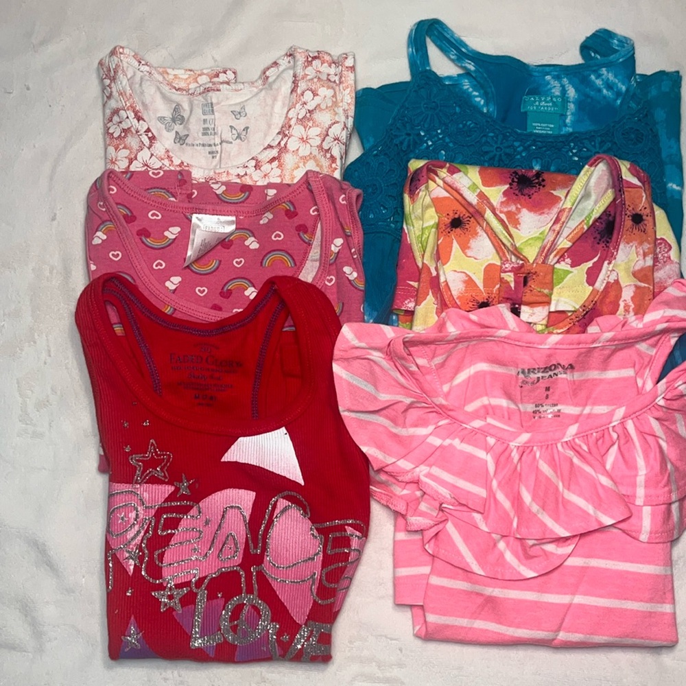 Faded glory, Calypso, Arizona 6 Tops, like new SZ 7/8